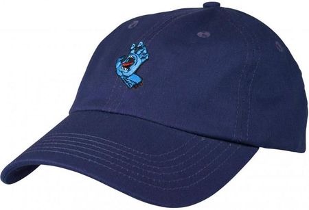 czapka z daszkiem SANTA CRUZ - Screaming Mini Hand Cap Dark Navy (DARK NAVY) rozmiar: OS