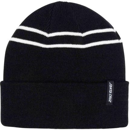 czapka zimowa SANTA CRUZ - Double Stripe Beanie Black (BLACK) rozmiar: OS
