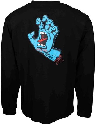koszulka SANTA CRUZ - Screaming Hand Chest L/S Tee Black (BLACK) rozmiar: L