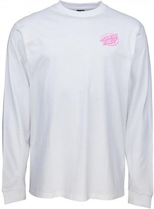 koszulka SANTA CRUZ - Winkowski Primeval Blacklight L/S T-Shirt White (WHITE) rozmiar: S