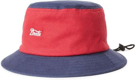kapelusz BRIXTON - Stith Bucket Hat Washed Navy/Lava Red (WNYLR) rozmiar: L