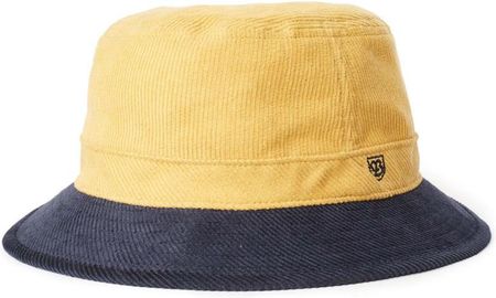 kapelusz BRIXTON - B-Shield Bucket Hat Sunset Yellow/Washed Navy (SUWNV) rozmiar: L