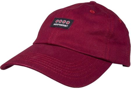 czapka z daszkiem INDEPENDENT - Manner Cap Burgundy (BURGUNDY) rozmiar: OS