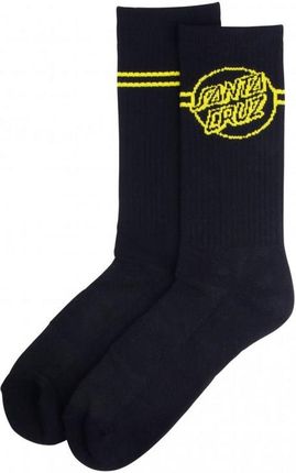 skarpetki SANTA CRUZ - Opus Dot Stripe Sock Black-Yellow (BLACK-YELLOW) rozmiar: OS