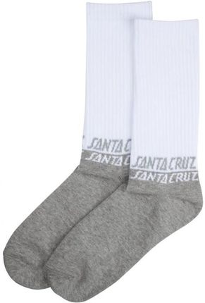 skarpetki SANTA CRUZ - 50-50 Sock White-Athletic Heather (WHITE-ATHLETIC HEATH) rozmiar: OS