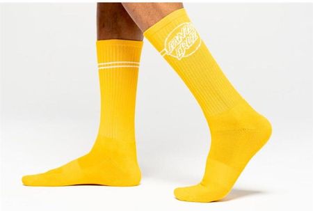 skarpetki SANTA CRUZ - Opus Dot Stripe Socks Mustard (MUSTARD) rozmiar: OS