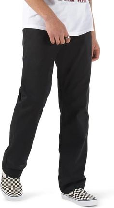 spodnie VANS - Authentic Chino Relaxed Pant Black (LK1) rozmiar: 34