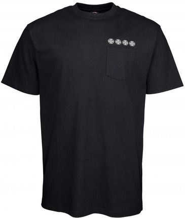 koszulka INDEPENDENT - Chain Cross Pocket T-Shirt Black (BLACK) rozmiar: L