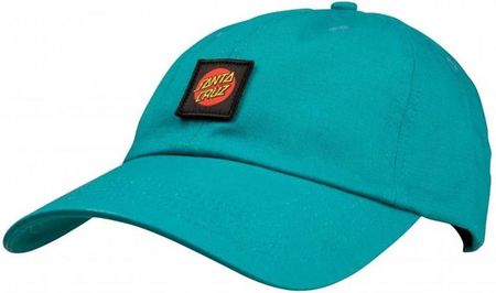 czapka z daszkiem SANTA CRUZ - Classic Label Cap Turquoise (TURQUOISE) rozmiar: OS