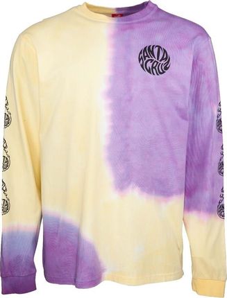koszulka SANTA CRUZ - Mako L/S T-Shirt Yellow/Purple Fold Dye (YELLOW-PURPLE FOLD D) rozmiar: M