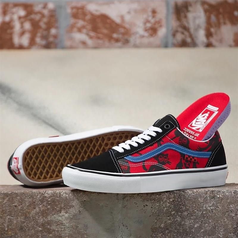 【レア】vans pro scull Buty Vans Knu Skool - zielony (pig suede plaid scarab)