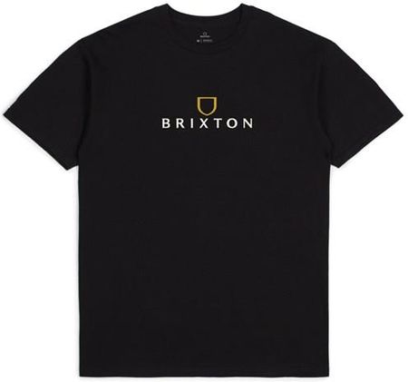 koszulka BRIXTON - Alpha Thread S-S Stt Black-Vanilla (BKVAN) rozmiar: M