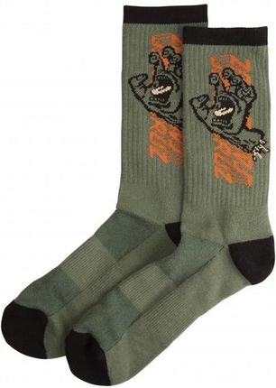 skarpetki SANTA CRUZ - Split Strip Hand Sock Vintage Ivy (VINTAGE IVY) rozmiar: OS