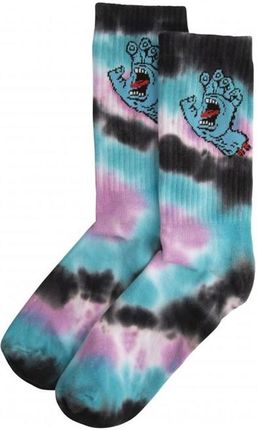 skarpetki SANTA CRUZ - Screaming Hand Tie Dye Sock Black Tie Dye (BLACK TIE DYE) rozmiar: OS
