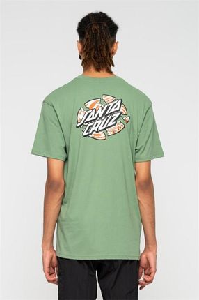 koszulka SANTA CRUZ - Warp Broken Dot T-Shirt Vintage Ivy (VINTAGE IVY) rozmiar: M
