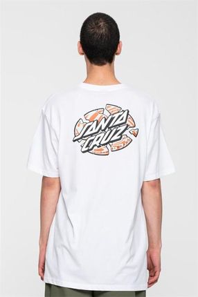 koszulka SANTA CRUZ - Warp Broken Dot T-Shirt White (WHITE) rozmiar: S