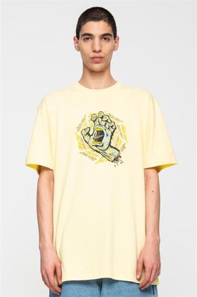 koszulka SANTA CRUZ - Spiral Strip Hand T-Shirt Butter (BUTTER) rozmiar: L