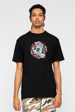 koszulka SANTA CRUZ - Spiral Strip Hand T-Shirt Black (BLACK) rozmiar: L