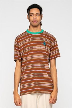 koszulka SANTA CRUZ - Mini Hand Stripe T-Shirt Sepia Stripe (SEPIA STRIPE) rozmiar: L