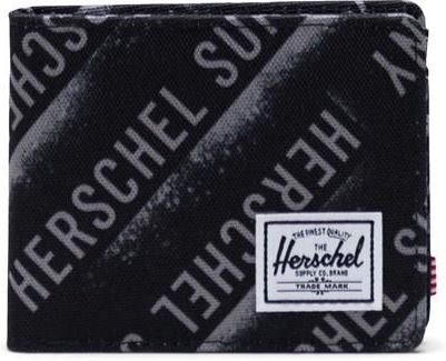 portfel HERSCHEL - Roy Coin RFID Stencil Roll Call Black (05436) rozmiar: OS