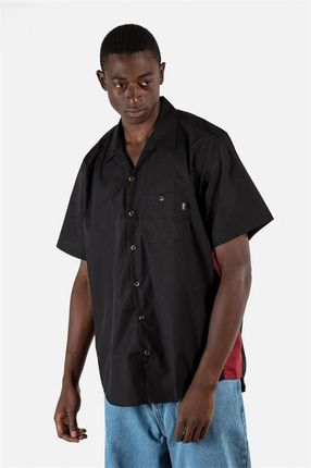 koszula REELL - Bowling Shirt Black/Red (120) rozmiar: L