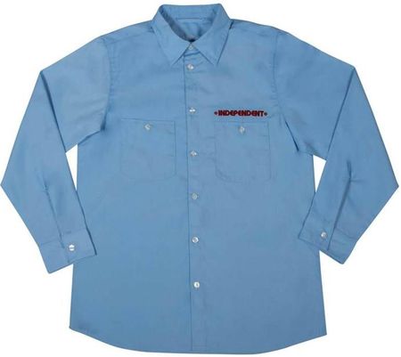 koszula INDEPENDENT - Grindstone Work Shirt Work Blue (WORK BLUE) rozmiar: L