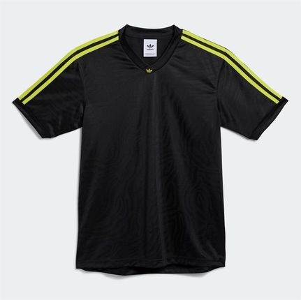 koszulka ADIDAS - Jacquard Club Jersey Black/Acid Yellow (BLACK-ACID YELLOW) rozmiar: M