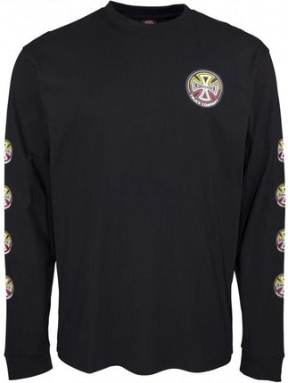 koszulka INDEPENDENT - Split Cross L/S T-Shirt Black (BLACK) rozmiar: S