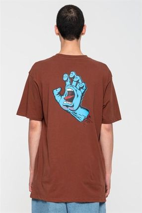 koszulka SANTA CRUZ - Screaming Hand Chest T-Shirt Sepia Brown (SEPIA BROWN2580) rozmiar: L