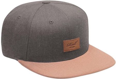 czapka z daszkiem REELL - Suede Cap Heather Charcoal (140) rozmiar: OS