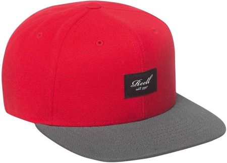 czapka z daszkiem REELL - Pitchout Cap Red/Grey Black (190) rozmiar: OS
