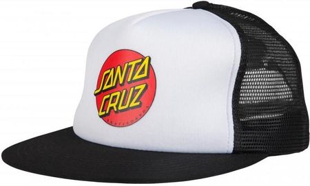 czapka z daszkiem SANTA CRUZ - Classic Dot Mesh Cap White-Black (WHITE-BLACK) rozmiar: OS