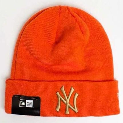 czapka zimowa NEW ERA - MLB League essential cuff NEYYAN (ORGWHT) rozmiar: OS