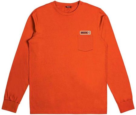 koszulka BRIXTON - Baldwin L/S Pkt Tee Orange (ORNGE) rozmiar: M