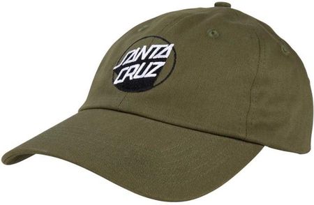 czapka z daszkiem SANTA CRUZ - Delta Shadow Dot Cap Lichen Green (LICHEN GREEN) rozmiar: OS