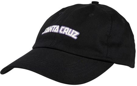czapka z daszkiem SANTA CRUZ - Arch Strip Cap Black (BLACK) rozmiar: OS