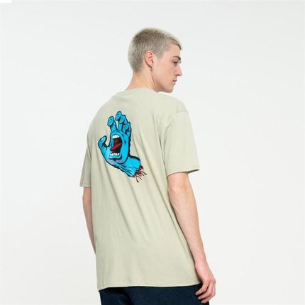 koszulka SANTA CRUZ - Screaming Hand Chest T-Shirt Nickel (NICKEL) rozmiar: L