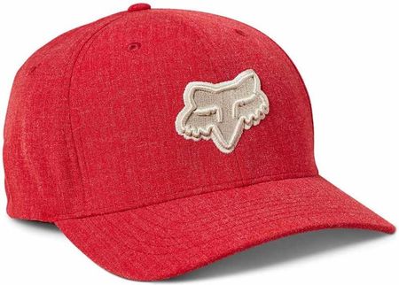 czapka z daszkiem FOX - Transposition Flexfit Hat Heather Red (383) rozmiar: L/XL
