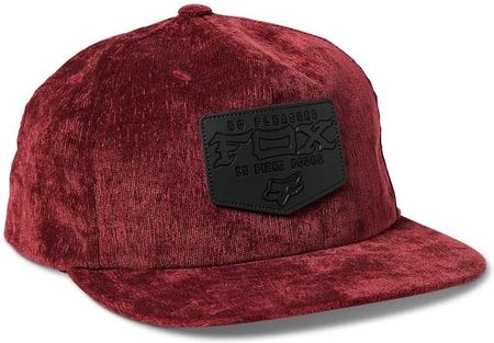 czapka z daszkiem FOX - Fixated Sb Hat Dark Maroon (299) rozmiar: OS