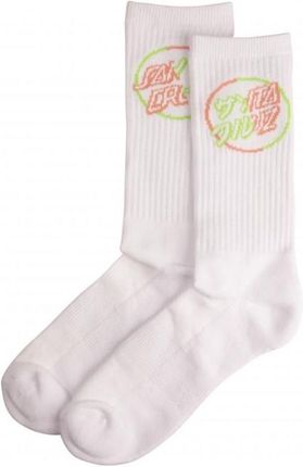 skarpetki SANTA CRUZ - Divide Dot Sock White (WHITE) rozmiar: OS