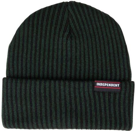 czapka zimowa INDEPENDENT - ITC Streak Label Beanie Black/Green (BLACK-GREEN) rozmiar: OS