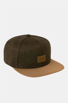 czapka z daszkiem REELL - Suede Cap Heather Olive (160) rozmiar: OS