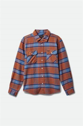 koszula BRIXTON - Bowery L S Flannel Blue Heaven Paradise Orange Pa (BHPOP) rozmiar: M