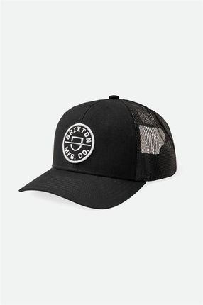 czapka z daszkiem BRIXTON - Crest X Mp Mesh Cap Black Black (BKBLK) rozmiar: OS