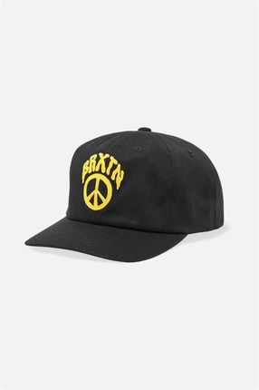 czapka z daszkiem BRIXTON - Peace Out Mp Snapback Black (BLACK) rozmiar: OS