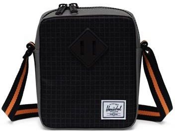 torba na ramię HERSCHEL - Heritage Crossbody Black Grid/Gargoyle/Sun Orange (05722) rozmiar: OS