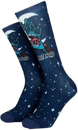 skarpetki SANTA CRUZ - Cosmic Bone Hand Sock Midnight Blue (MIDNIGHT BLUE ) rozmiar: 42-45
