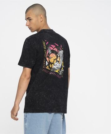 koszulka SANTA CRUZ - Roskopp Break T-Shirt Black Acid Wash (BLACK ACID WASH) rozmiar: L