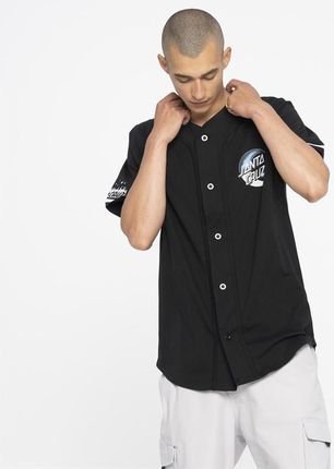 koszulka SANTA CRUZ - Cosmic Bone Hand Baseball Top Black (BLACK) rozmiar: L