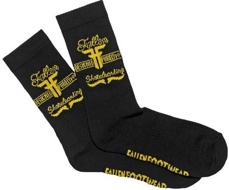 skarpetki FALLEN - Purely Sock Black-Yellow (BLACK-YELLOW) rozmiar: OS